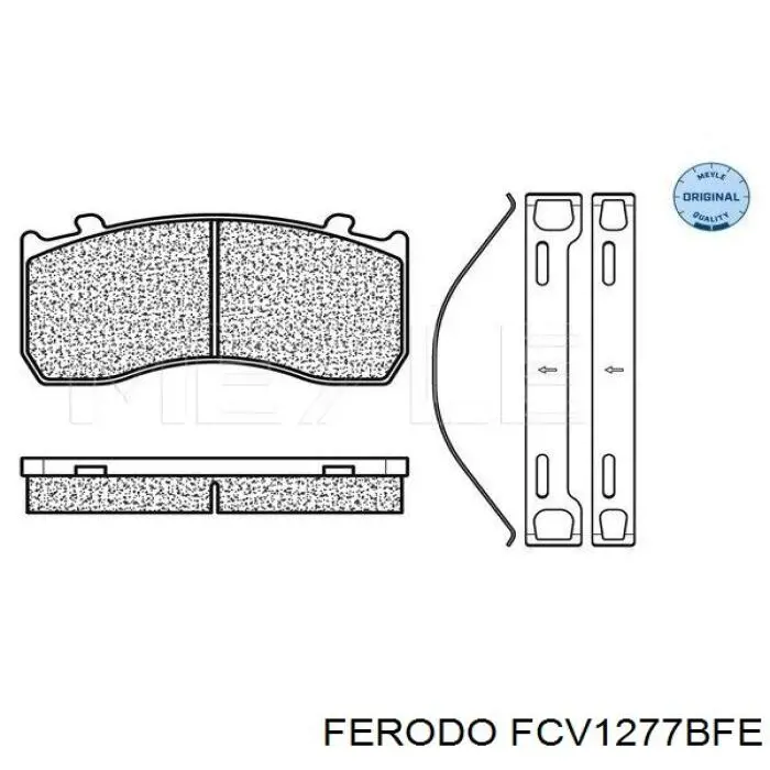 FCV1277BFE Ferodo pastillas de freno delanteras