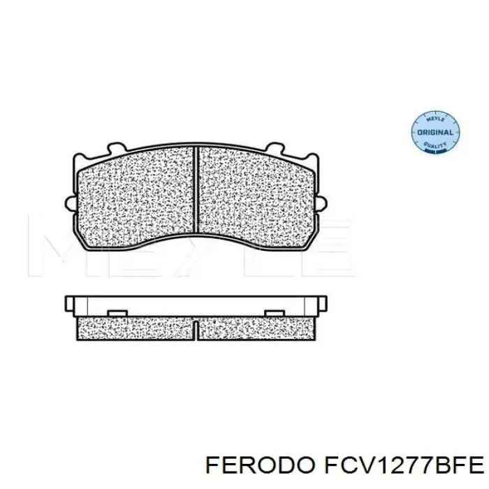 Pastillas freno delanteras Ferodo FCV1277BFE precio, desde 23,58 EUR
