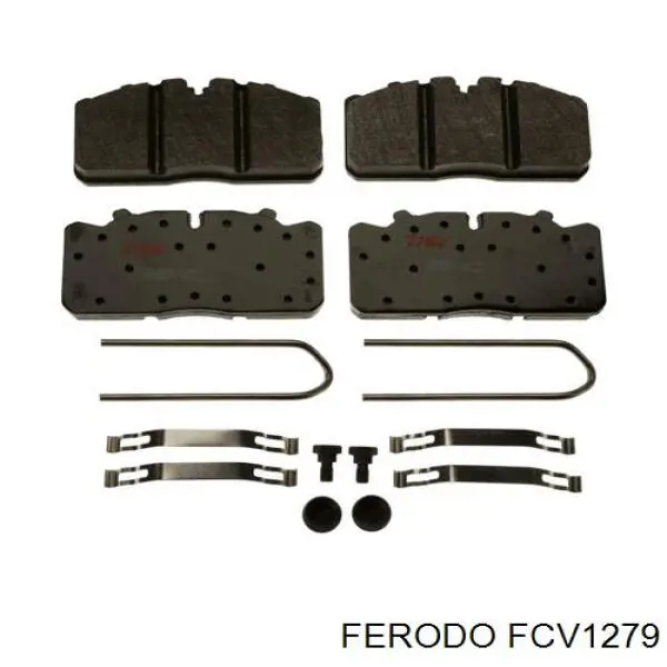 FCV1279 Ferodo pastillas de freno delanteras