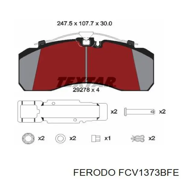 FCV1373BFE Ferodo