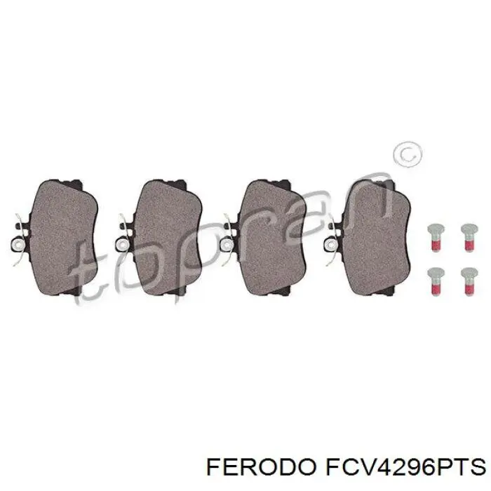 FCV4296PTS Ferodo pastillas de freno delanteras