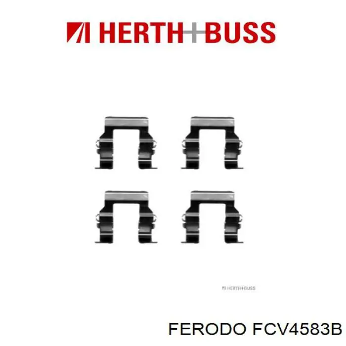 FCV4583B Ferodo pastillas de freno traseras