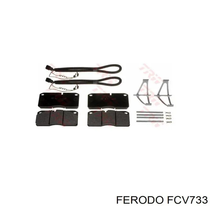 FCV733 Ferodo pastillas de freno delanteras