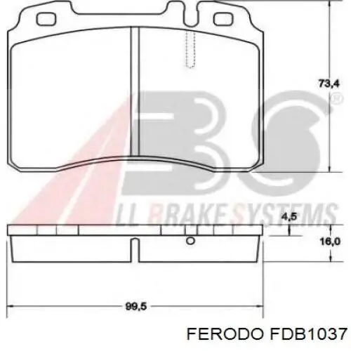 Pastillas freno delanteras Ferodo FDB1037 precio, desde 35,88 EUR