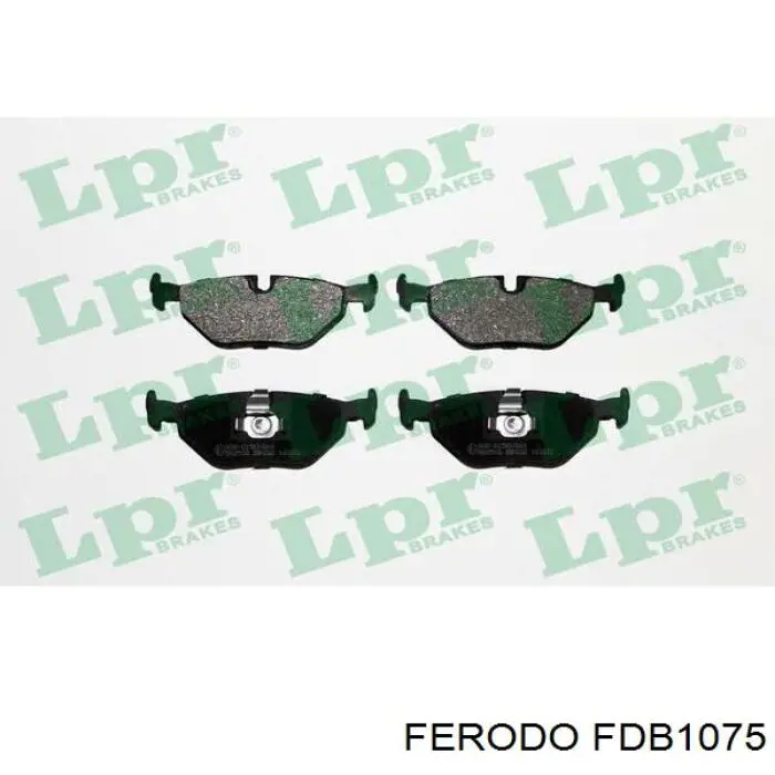 FDB1075 Ferodo Pastillas freno traseras
