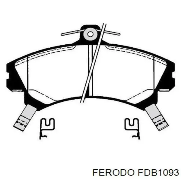 Pastillas de freno FDB1093 Ferodo
