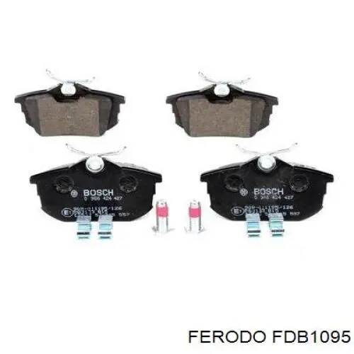 Comprar FDB1095 Ferodo Pastillas de freno traseras