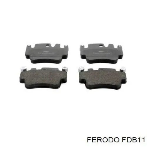 FDB11 Ferodo pastillas de freno delanteras