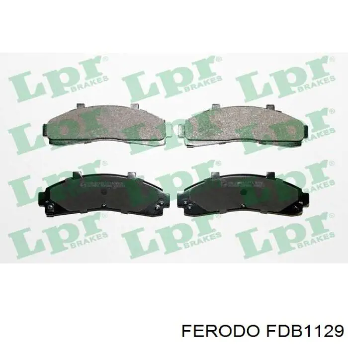 FDB1129 Ferodo Pastillas delanteras