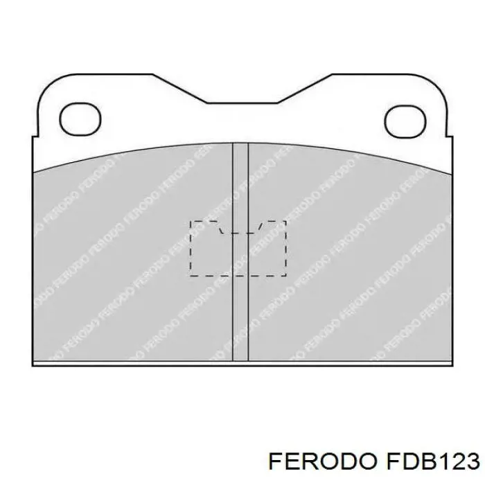 FDB123 Ferodo pastillas de freno delanteras