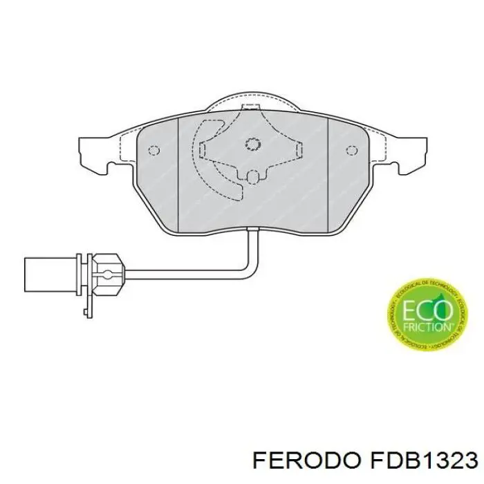 Comprar FDB1323 Ferodo Pastillas delanteras de freno