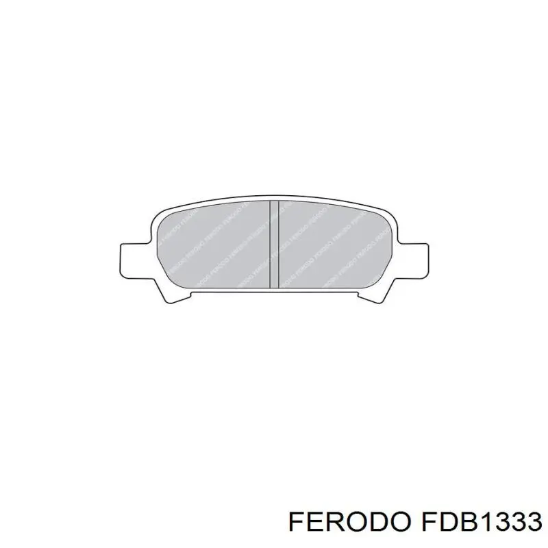 FDB1333 Ferodo pastillas de freno traseras