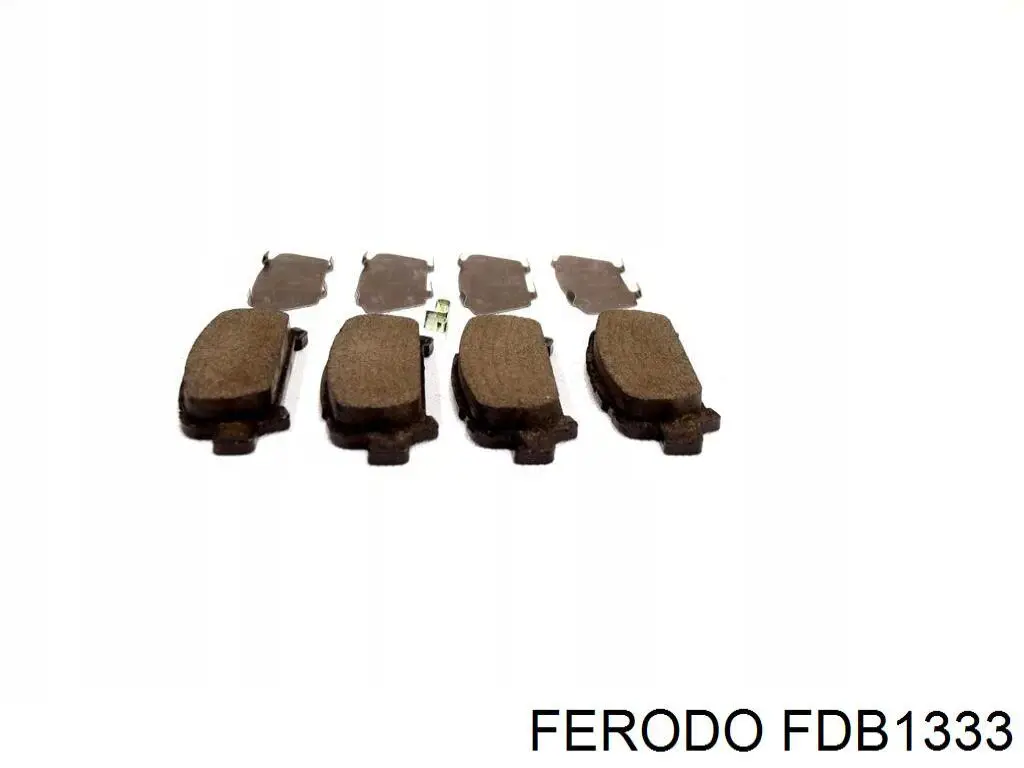 Pastillas de freno traseras FDB1333 Ferodo