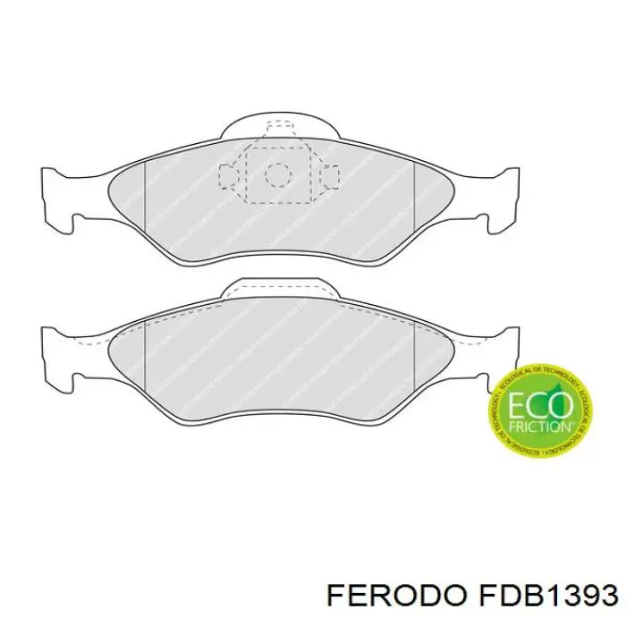 FDB1393 Ferodo pastillas de freno delanteras