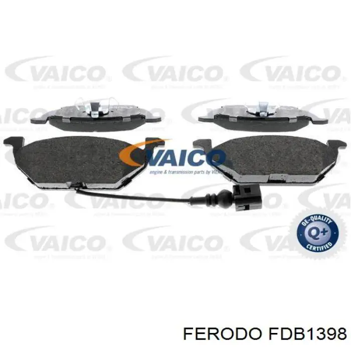 Pastillas de freno FDB1398 Ferodo