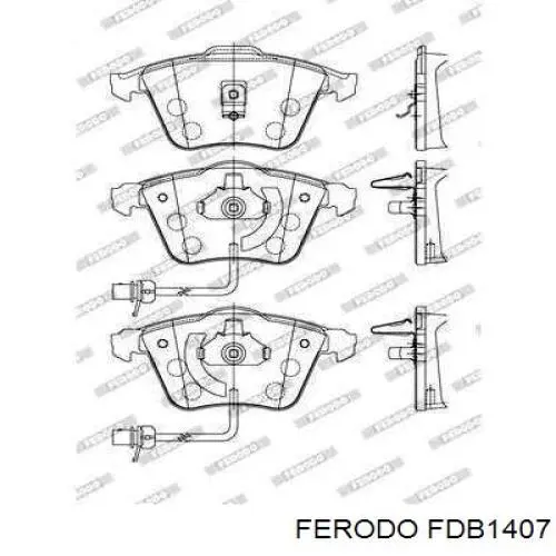 Pastillas freno delanteras Ferodo FDB1407 precio, desde 43,21 EUR