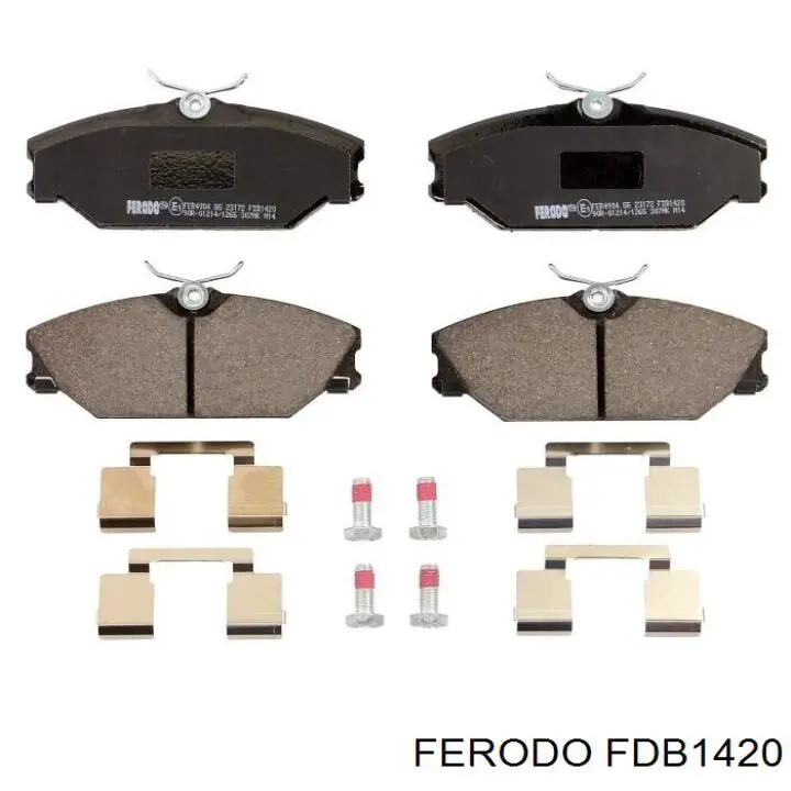 Pastillas de freno delanteras Renault Laguna 1 B56, 556