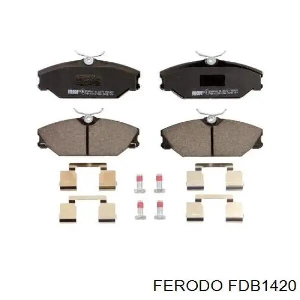 Pastillas de freno delanteras Renault Laguna 1 B56, 556