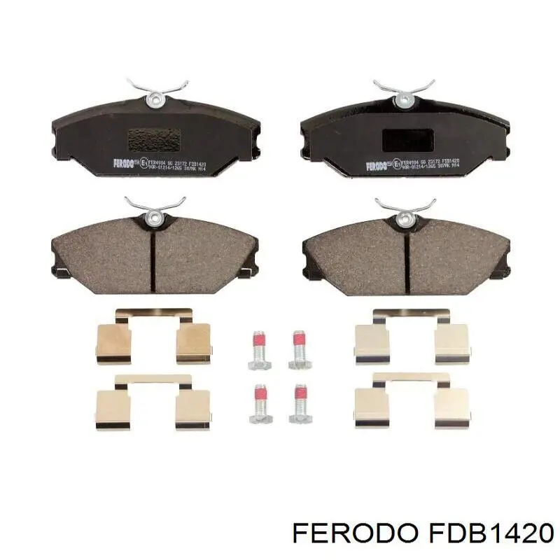 Pastillas de freno delanteras Renault Laguna 1 B56, 556
