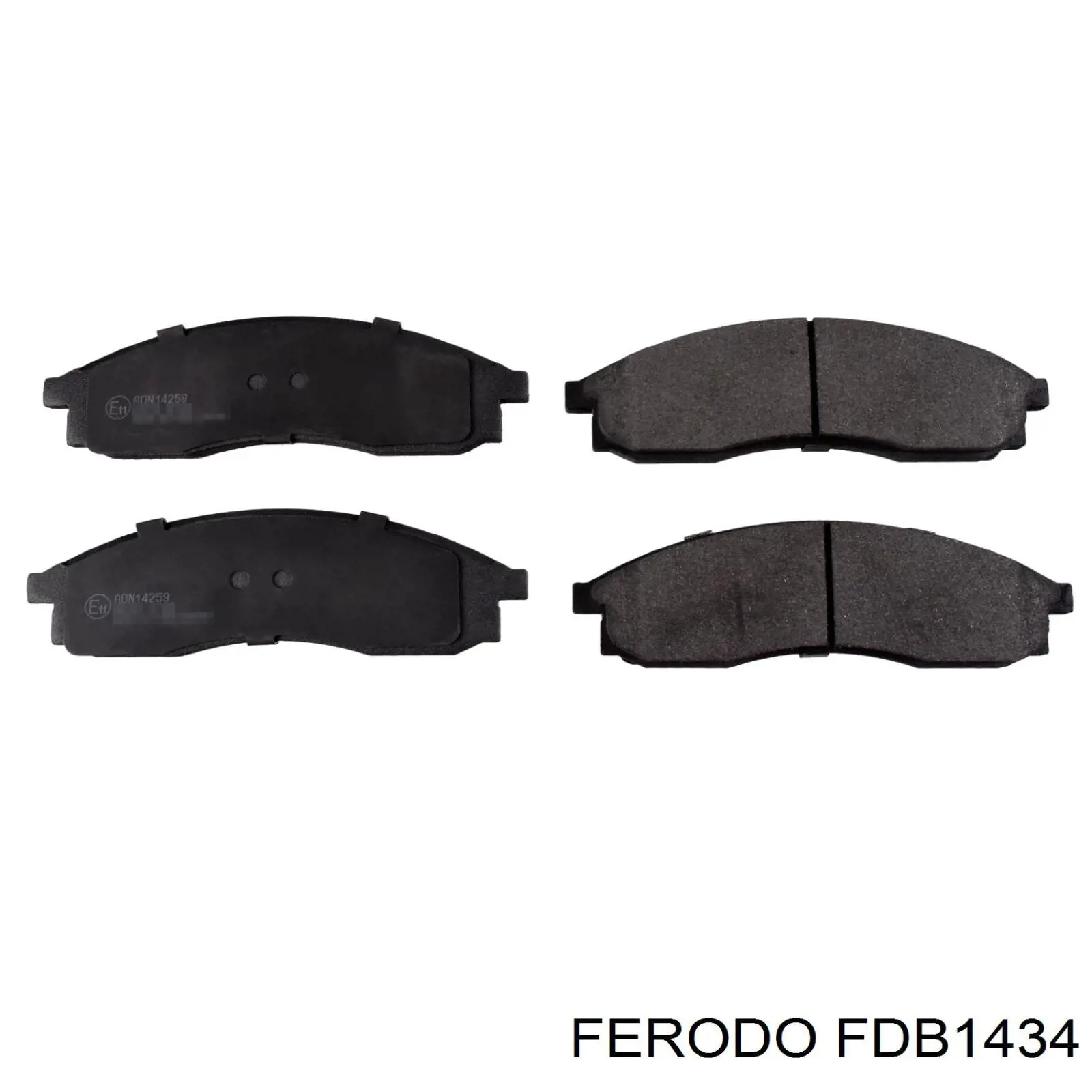 FDB1434 Ferodo pastillas de freno delanteras