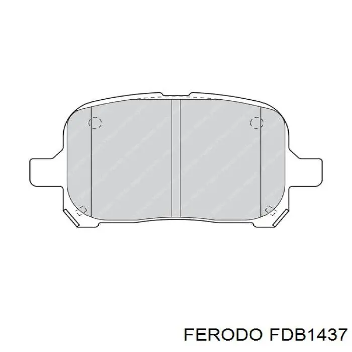 FDB1437 Ferodo pastillas de freno delanteras