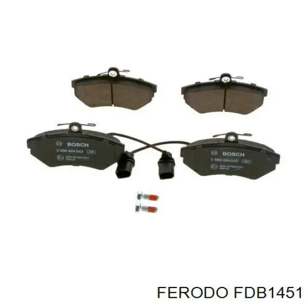 Pastillas freno delanteras Ferodo FDB1451 precio, desde 35,27 EUR