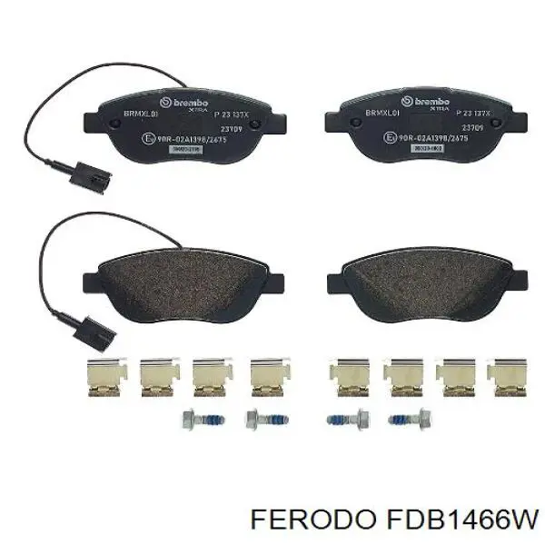 Pastillas de freno delanteras Fiat Stilo 192