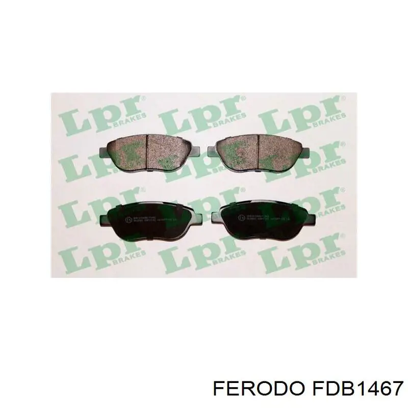 Pastillas freno delanteras Ferodo FDB1467 precio, desde 30,14 EUR