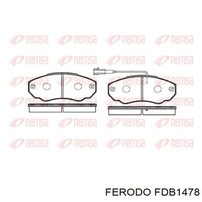 Pastillas de freno delanteras Fiat Ducato 2 230L
