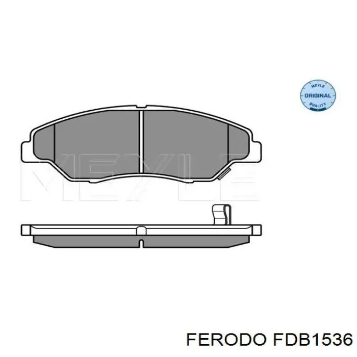 FDB1536 Ferodo pastillas de freno delanteras