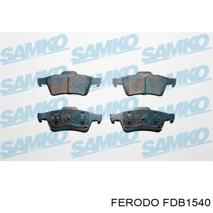 Pastillas de freno traseras Renault Espace 4 JK0