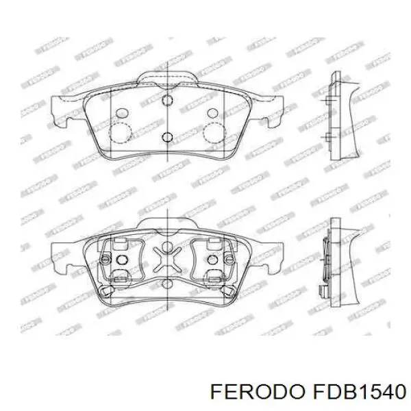 Pastillas de freno traseras Renault Espace 4 JK0