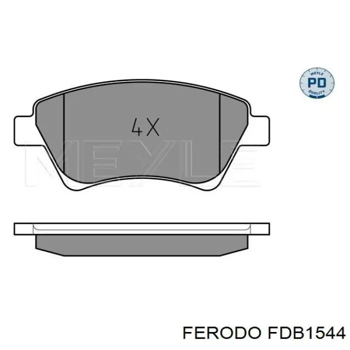Pastillas freno delanteras Ferodo FDB1544 precio, desde 23,93 EUR