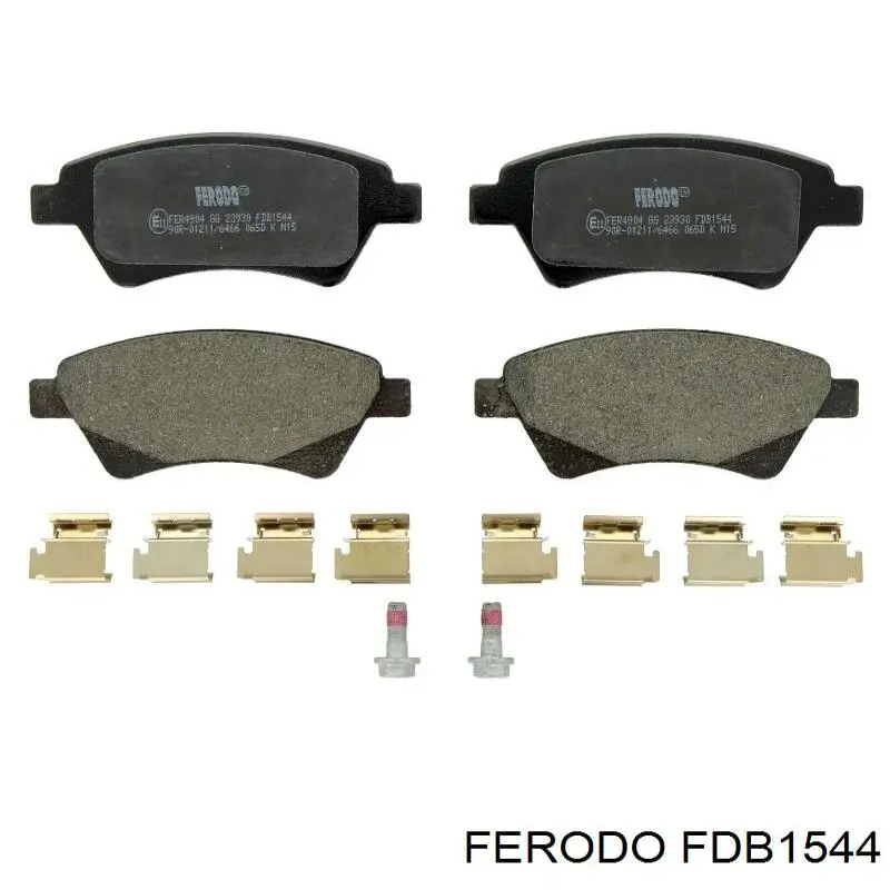 Pastillas de freno FDB1544 Ferodo