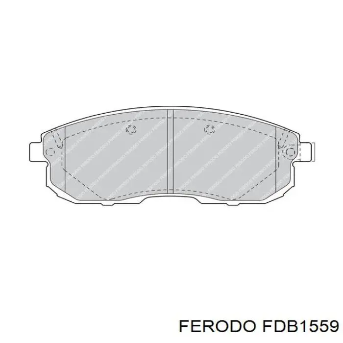 Comprar FDB1559 Ferodo Pastillas delanteras de freno