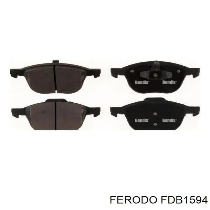 Pastillas de freno FDB1594 Ferodo