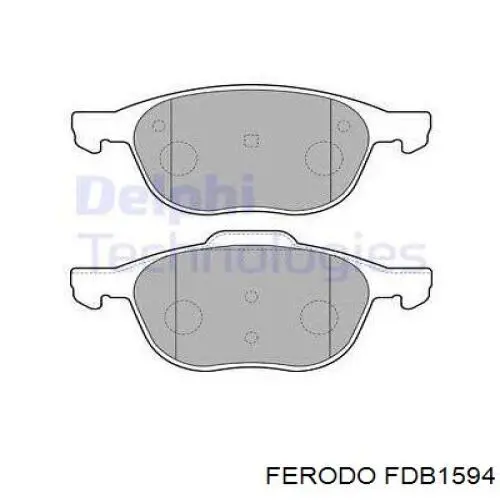 FDB1594 Ferodo Pastillas delanteras