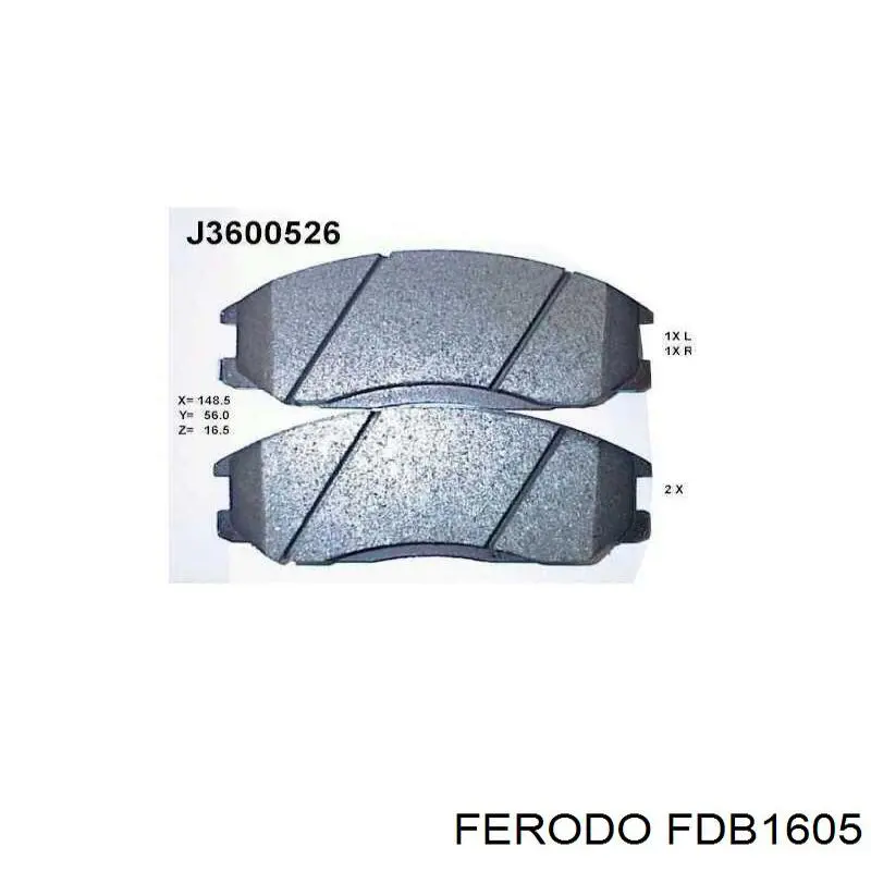Comprar FDB1605 Ferodo Pastillas delanteras de freno