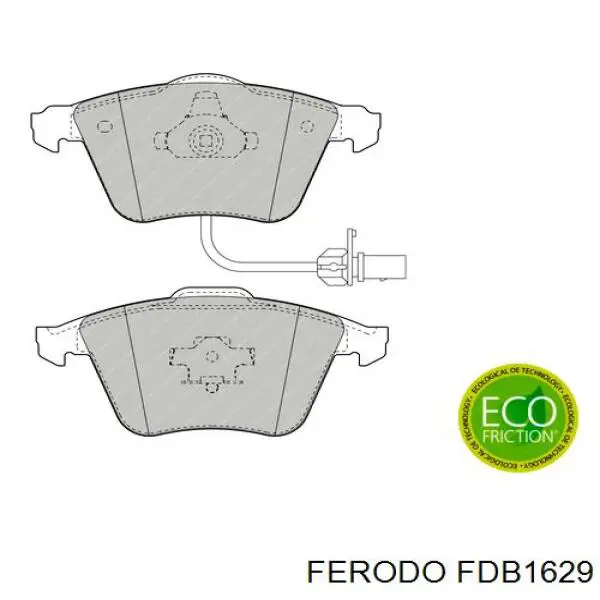 Comprar FDB1629 Ferodo Pastillas delanteras de freno
