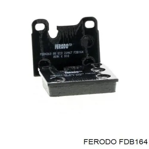 FDB164 Ferodo pastillas de freno traseras