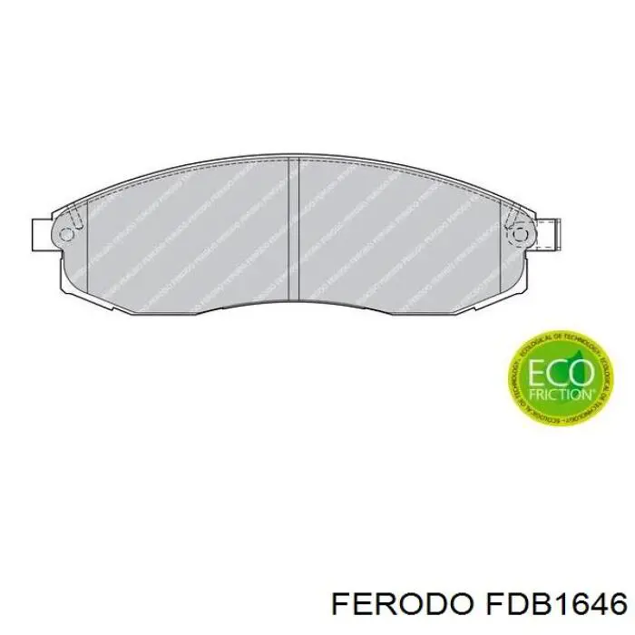 Pastillas de freno delanteras FERODO FDB1646