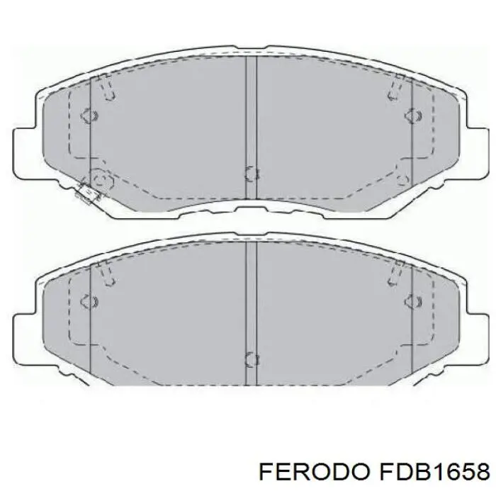FDB1658 Ferodo pastillas de freno delanteras