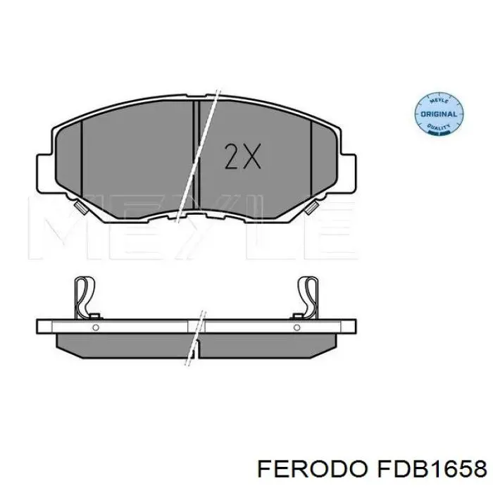 Pastillas freno delanteras Ferodo FDB1658 precio, desde 32,88 EUR