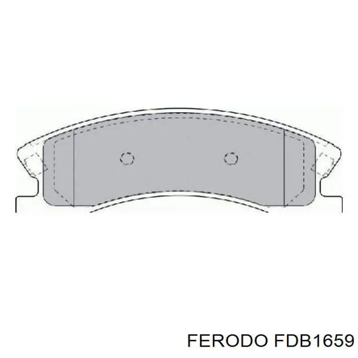 Comprar FDB1659 Ferodo Pastillas delanteras de freno
