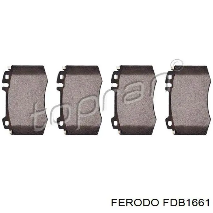 Comprar FDB1661 Ferodo Pastillas delanteras de freno