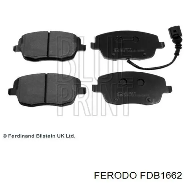 Pastillas de freno delanteras FERODO FDB1662