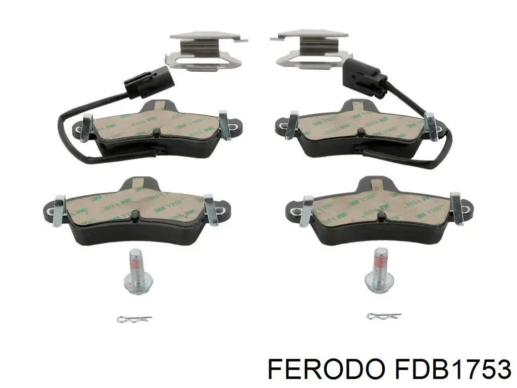 Pastillas de freno traseras Ferodo FDB1753