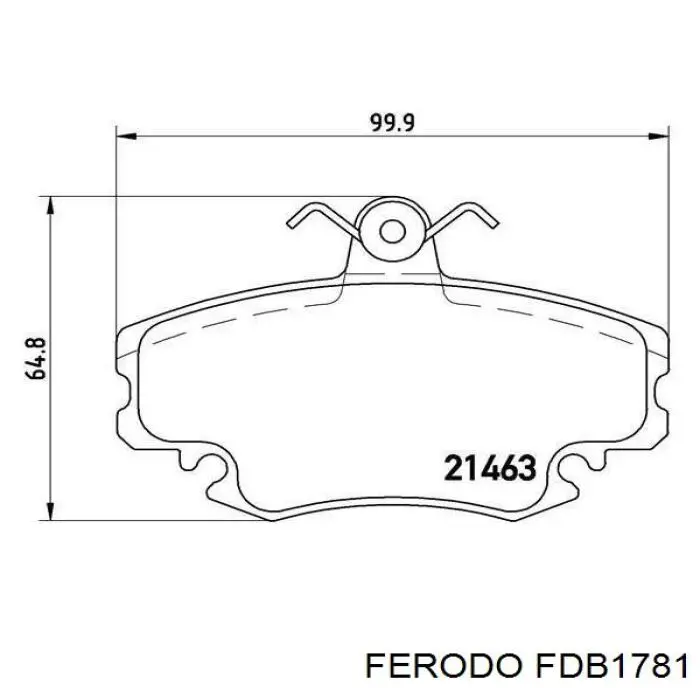 Pastillas freno delanteras Ferodo FDB1781 precio, desde 19,02 EUR