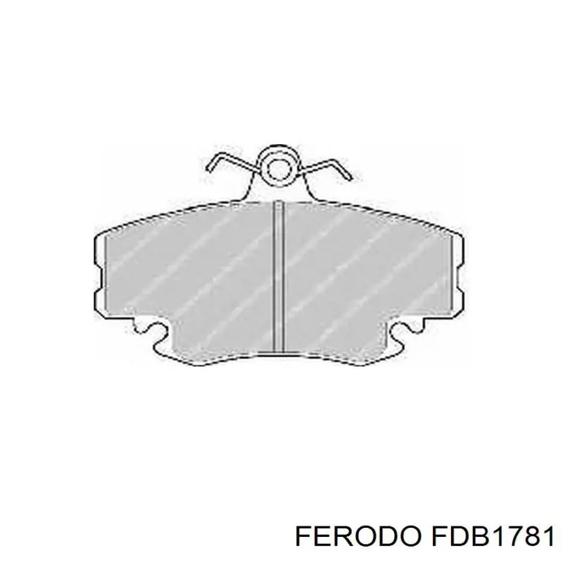 FDB1781 Ferodo pastillas de freno delanteras