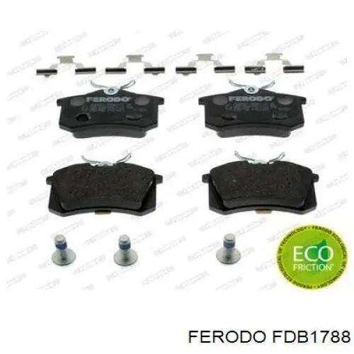 Pastillas traseras de freno Ferodo FDB1788 precio, desde 16,32 EUR
